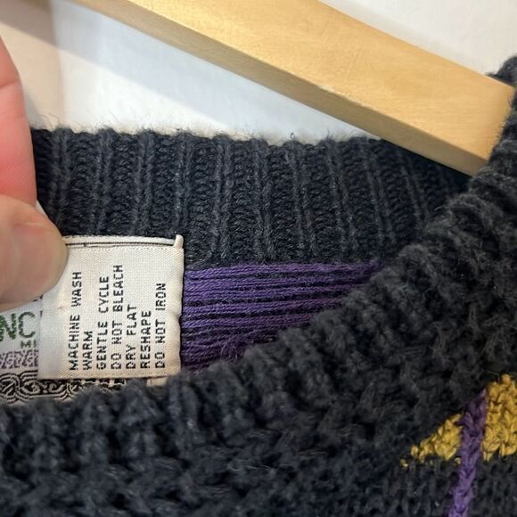 Concrete Mix Men’s Vintage Pullover Crewneck Sweater Size Large - Picture 3 of 6